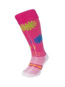 WackySox Lazy Daisy Pink Hockey Sock image