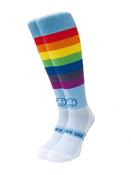 WackySox Rainbow Warrior Hockey Sock image