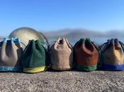 Limited edition Holden Drawstring Pouches - Morning Landscape mix