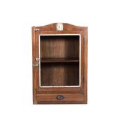 Clock Wall Glass Cabinet