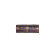 Indigo Brass Wood Box Large