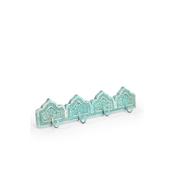 Yamuna 4 Hooks Hanger Blue