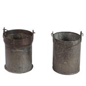 Metal Zinc Bucket Medium