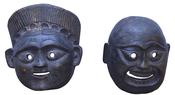 Hand Carved Antique Wooden Tribal Mask