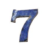 Recycled Metal Numbers