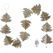 Lokta Garland 3D Ivory Xmas Tree