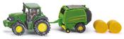 Siku 1:87 John Deere Tractor With Baler image