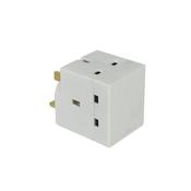 3 Way 13A Adaptor