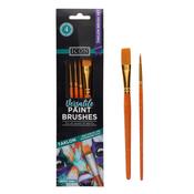 Icon 4pce Brush Set In Wallet - Golden Taklon