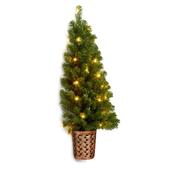 Half Wall Tree Pre-Lit 90cm
