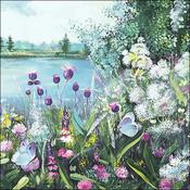 Lake View Napkin 20 Pack 33x33cm image