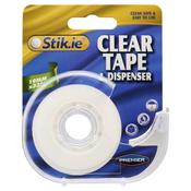 Stik.ie 19mm x 33m Clear Tape on Dispenser