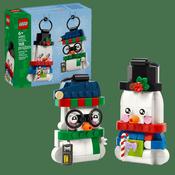 Lego Snowman Ornaments image