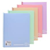 Premto Pastel A4 160pg PP Spiral &amp; PP Cover Notebook image