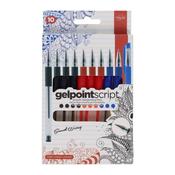ProScribe Pkt.10 Gelpoint Script Gel Pens image