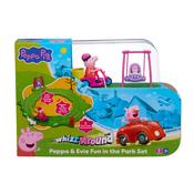 Peppa Pig Whizz Around Peppa &amp; Evie Fun In The Park Set