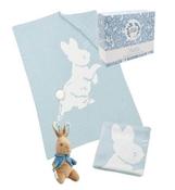 Peter Rabbit Signature Knitted Blanket with Soft Toy image