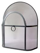 Heritage 71cm Curved Fire Guard Black