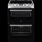 Electrolux 60cm Freestanding Twin Cavity Electric Cooker S/S