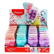 Maped Pastel Compact Duo Twin Hole Sharpener &amp; Eraser
