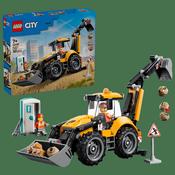 Lego Yellow Backhoe Loader image