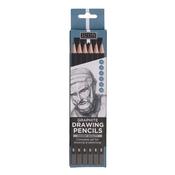 Icon Pkt.6 Complete Set Graphite Drawing Pencils image