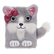I Love Stationery A5 128pg Furry Friends Notebook - Aurora