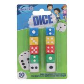 Clever Kidz Pkt.10 Assorted Dice