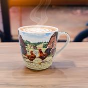 L&amp;P Cockerel &amp; Hen Breakfast Mug