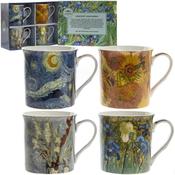 L&amp;P Vincent Van Gogh Mugs Set 4