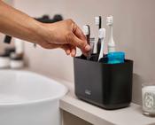 Joseph &amp; Joseph EasyStore Large Toothbrush Caddy Black image