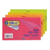 Stik-ie 75x125mm Stickie Notes - Asst