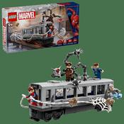 Lego Spiderman vs Doc Ock Subway Train Scene image