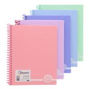 Premto Pastel A5 160pg PP Spiral Notebook - Asst image