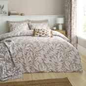Catherine Lansfield Sorrel Leaf Reversible Duvet Cover Set with Pillowcase/s