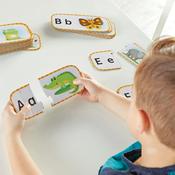 Upper &amp; Lower Case Alphabet Puzzle Cards