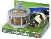 Kid's Globe 1:32 Feeder Ring with Round Bale &amp; Cow