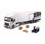 1:43 Street Fire Haulers Mb Actros Lift And Load Truck With Pallets
