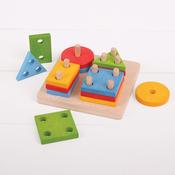 Bigjigs First Four Shape Sorter image