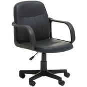 Flint Black Pu Home Office Chair image