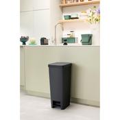 Brabantia Step Up Pedal Bin 40L Dark Grey