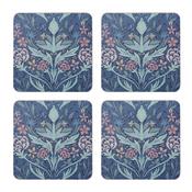 Arts &amp; Crafts Pack 4 Premium Coasters