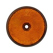 Round Reflector Amber 60mm