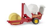 Bruder Round Bale Wrapper &amp; Bales