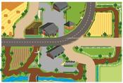 Kid's Globe Farm Play Mat