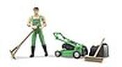 Bruder Gardener with Mower &amp; Accessories