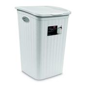 Elegance Laundry Hamper White