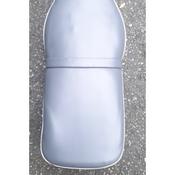 Honda C100 Seat Covered Gray and CREAM image