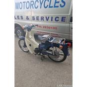 Honda C50 12v For Sale 2009 light Blue Mint Sorry Sold