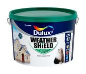 Dulux Weathershield Brilliant White 10L + 1L FREE image